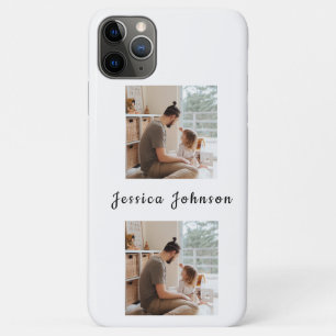 Father's day cute photo collage  iPhone 11 pro max case