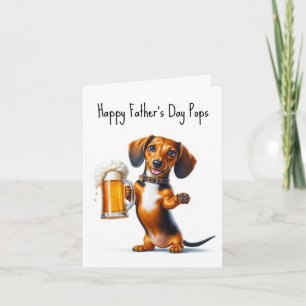 Father's Day Dachshund Card