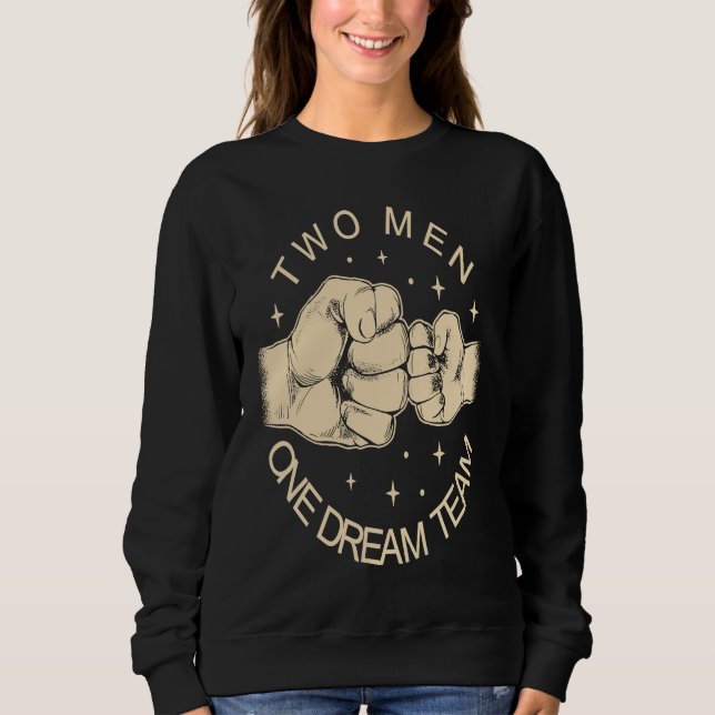 Father's Day  Dad and Son  Family Dad Sweatshirt (Front)