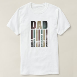 Father's Day "DAD" Description T-Shirt