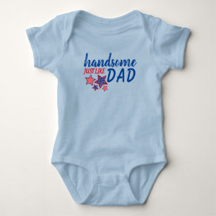 Father's Day Dad Fourth of July Summer Baby Bodysuit