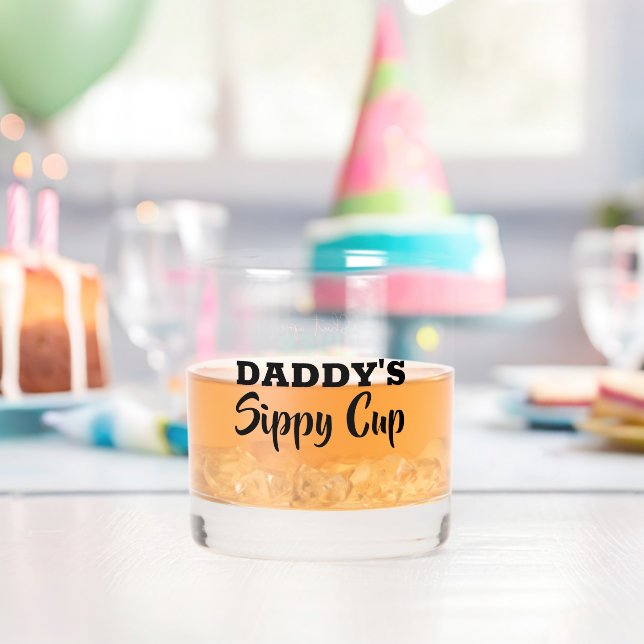 Fathers Day Dad Gift From Kids Dady Sippy Cup Whiskey Glass (Insitu (Birthday))