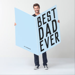 FATHER'S DAY DAD JUMBO GREETING CARD