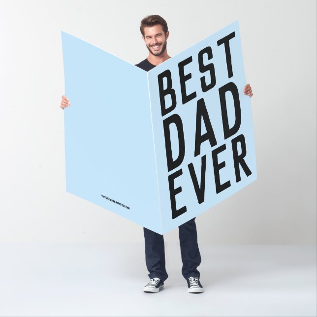 FATHER'S DAY DAD JUMBO GREETING CARD (In Situ)