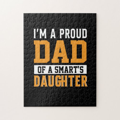 Fathers Day Dad Of A Smart Daughter Jigsaw Puzzle