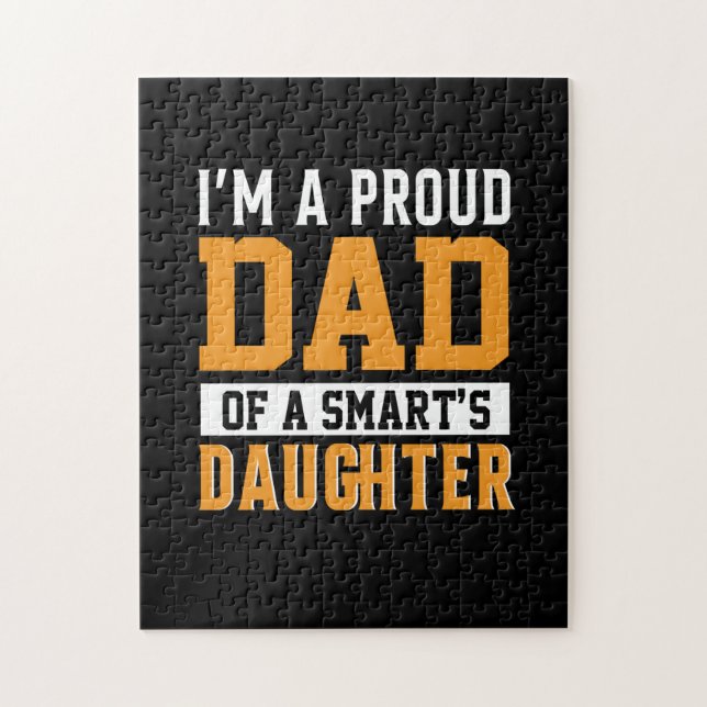 Father's Day Dad Of A Smart Daughter Jigsaw Puzzle (Vertical)