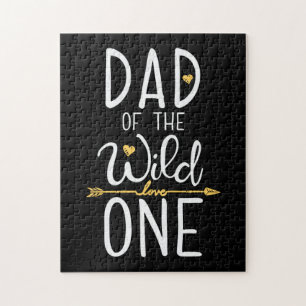 Father's Day Dad Of The Wild Love One Jigsaw Puzzle