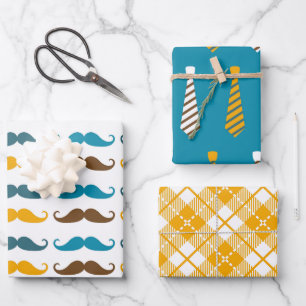 Father's Day Dad of Warmth Set Wrapping Paper Sheets