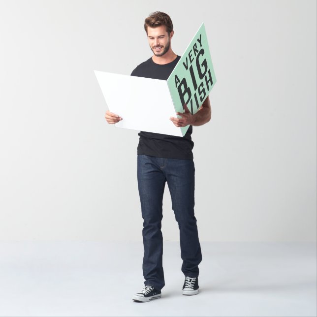 FATHER'S DAY DAD OVERSIZED JUMBO GREETING CARD (In Situ)