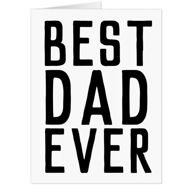 FATHER'S DAY DAD OVERSIZED JUMBO GREETING CARD (Front)
