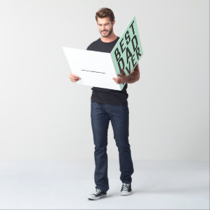 FATHER'S DAY DAD OVERSIZED JUMBO GREETING CARD