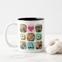 Father's Day Dad Photo Collage Family Picture Grid