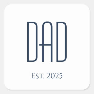 Father's Day Dad Square Sticker