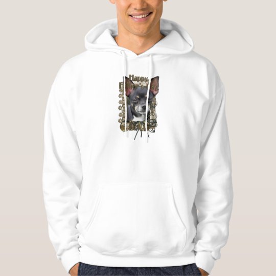 Fathers Day DAD- Stone Paws - Chihuahua - Isabella Hoodie