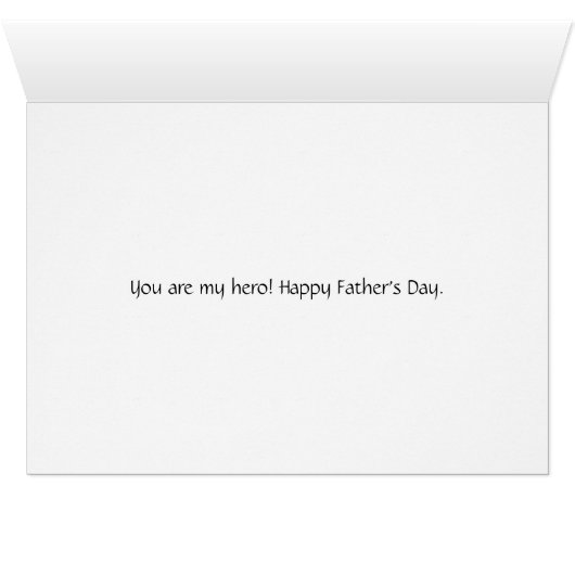 Father's Day, Dad, totally super,border collie dog (Inside Horizontal (Bottom))