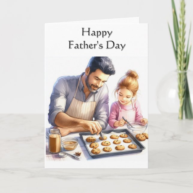 Father's Day / Daddy and Daughter  Card (Front)
