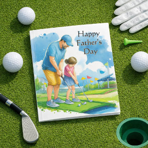 Father's Day Daddy / Daughter Mini Golf Card