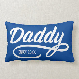 Father's Day - Daddy Since… Lumbar Pillow
