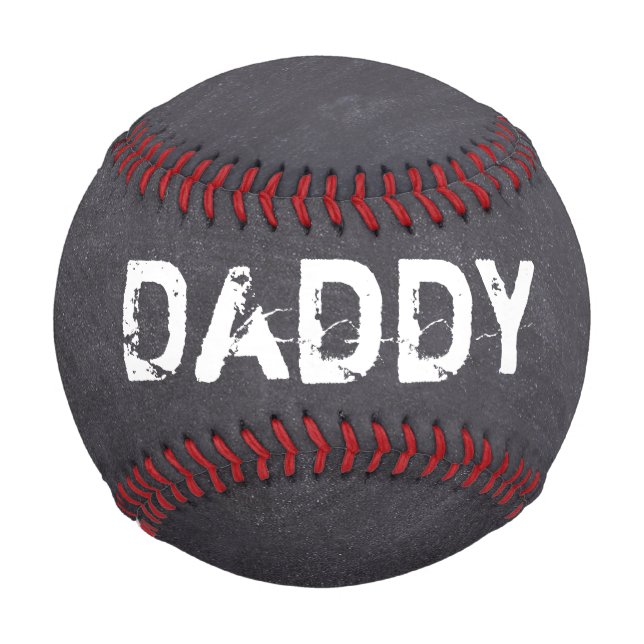 Father's day Daddy We love you Etch on Chalkboard Baseball (Back)