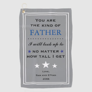Father's Day / Dad's Birthday Gift Golf Towel