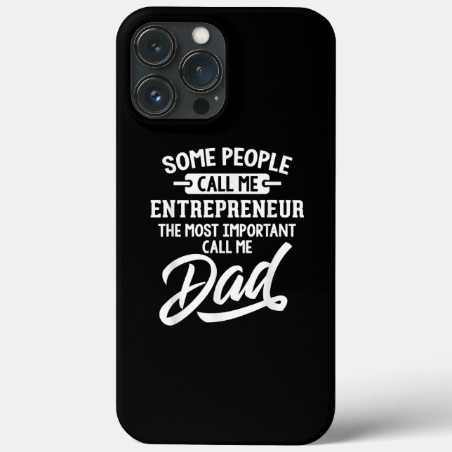 Fathers Day Design for an Entrepreneur Dad  Case-Mate iPhone Case (Back)