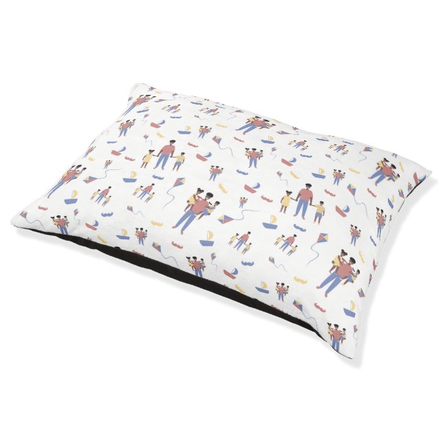 Father's Day Dog Bed (Angled)
