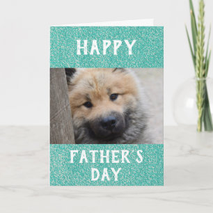 Father's Day Dog Dad World's Best Ever Pet Photo Card