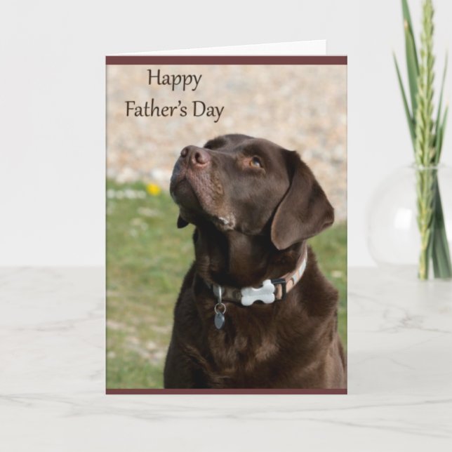 Fathers Day Doggy Card (Front)