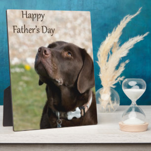 Fathers Day Doggy Plaque