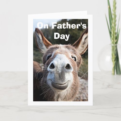 FATHERS DAY DONKEY_YOU ARE LOVED CARD