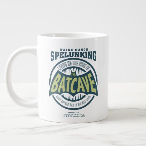 Fathers Day  Dont Bother Dad In His Batcave Giant Coffee Mug