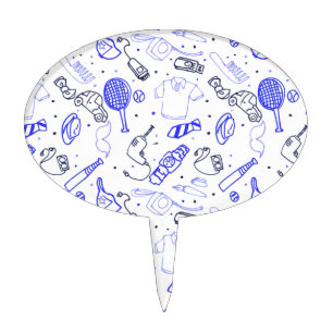 Fathers Day doodle Cake Topper