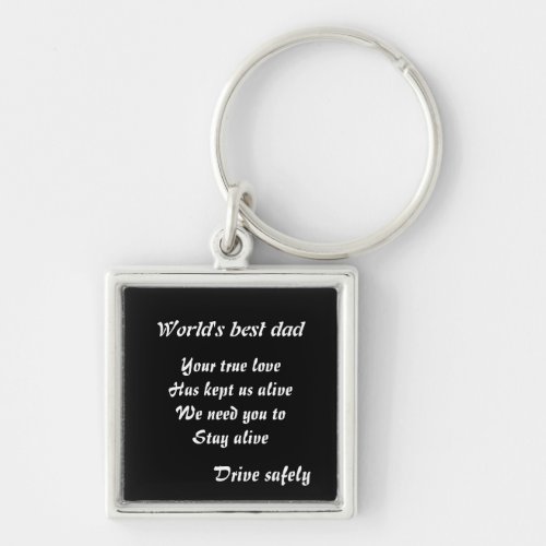 Fathers day_drive safely keychains