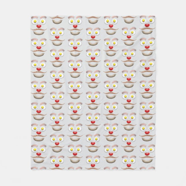 Father's Day English Breakfast Fleece Blanket (Front)