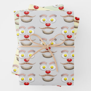 Father's Day English Breakfast Wrapping Paper Sheets