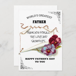 FATHERS DAY ESPECIAL1 THANK YOU CARD