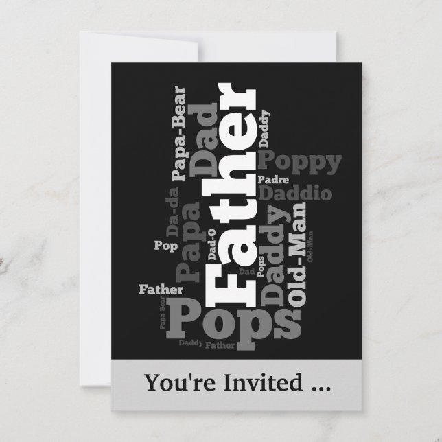 Father's Day Event Invitation (Front)