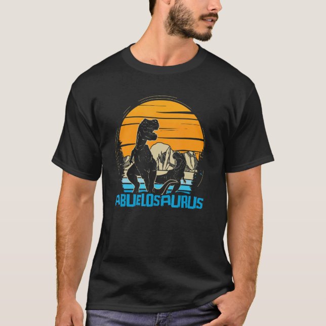 Father's Day Family Matching Spanish Grandpa Abuel T-Shirt (Front)