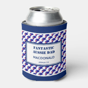 Father's Day FANTASTIC AUSSIE DAD Personalized Can Cooler