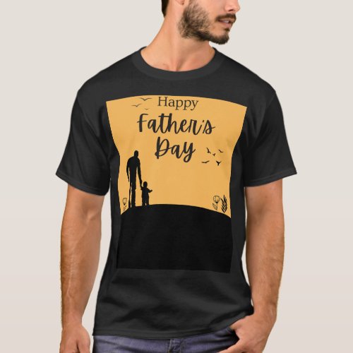 Fathers Day father and Son Walk T_Shirt