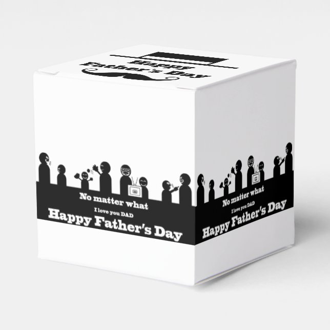 Father's Day Favor Boxes (Front Side)
