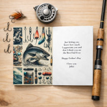 Father's Day Fisherman Greeting   