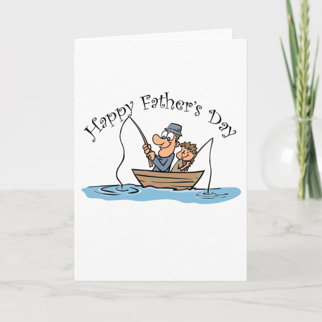 "Fathers Day Fishing" Card (Front)