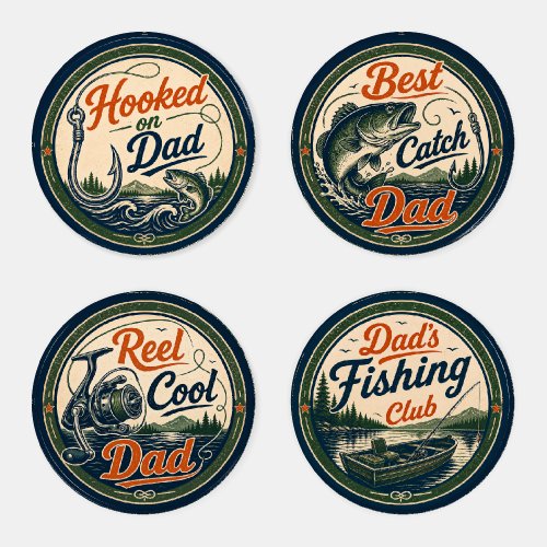 Father's Day Fishing Coasters