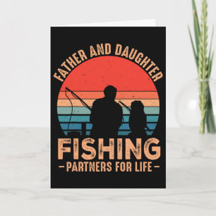 Fathers Day Fishing Dad Fathers Day From Daughter  Card