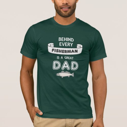 Fathers Day Fishing Great Dad Shirt