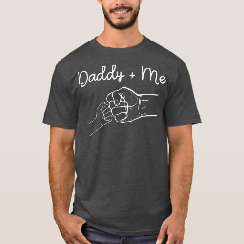 Fathers Day Fist Bump Handshake Son Respect T_Shirt
