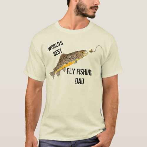 Fathers Day Fly Fishing T_Shirt