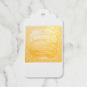 Fathers Day Foil Gift Tags