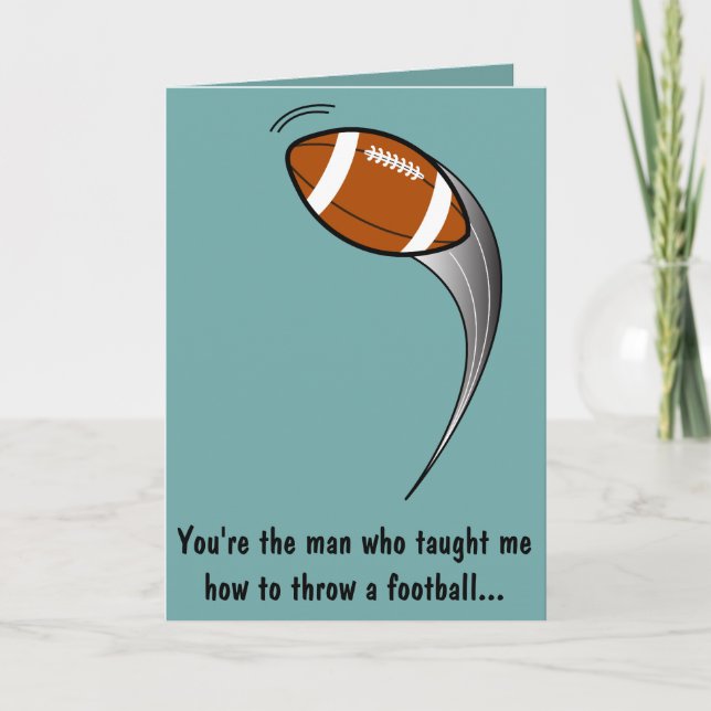 Father's Day: Football Card (Front)